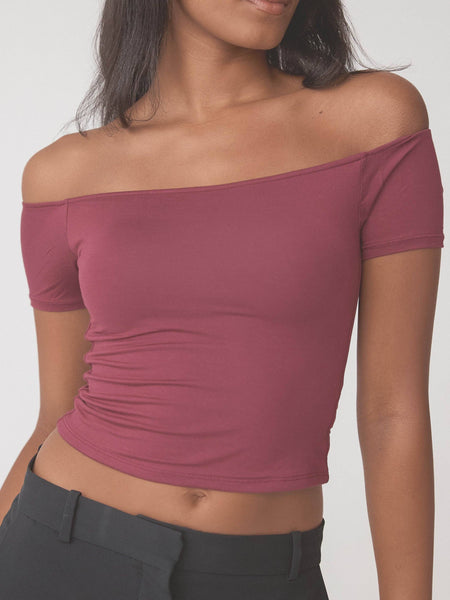 Klassy Off The Shoulder Short Sleeve Brami