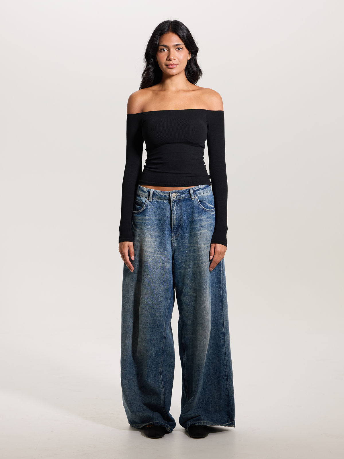 Klassy Long-sleeve Off The Shoulder Brami
